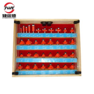 China Router Bit Set For Woodworking 35PCS Router Bit Set 1/4