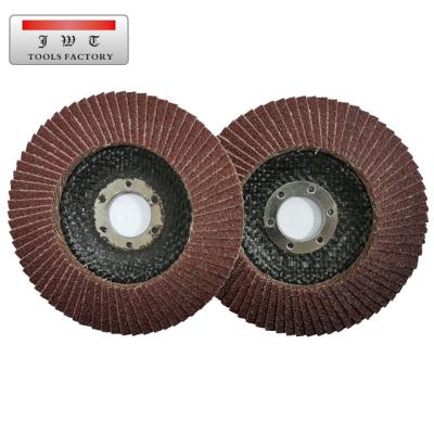 China 115mm Stainless Steel Abrasive Flap Grinding/Welding/Deburring Disc for Polishing Stainless Steel, Metal, Wood for sale