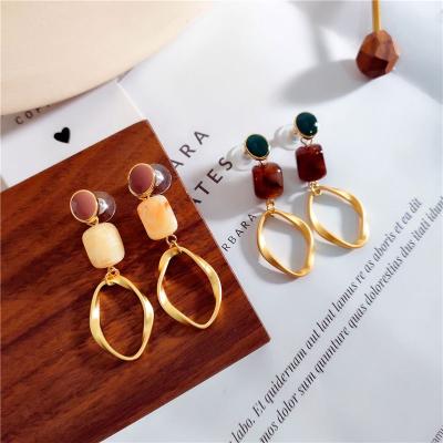 China New Fashion Design Women's Korean Style Gesture Hand Love Earrings for sale