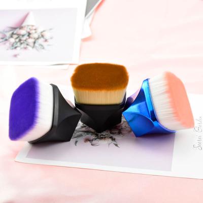 China Angular Blush customized colorful label brush kabuki brushrs professional cosmetich make up brush set supplier for sale