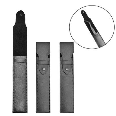 China Fashion Eyebrow Tweezers Cosmetic Bag PU Sheath Eyelash Tweezers Set PU Bag for sale