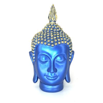 China China Resin Craft Decorative Buddha Ornaments Abstract Home Decor Buddha Head Resin Ornaments for sale