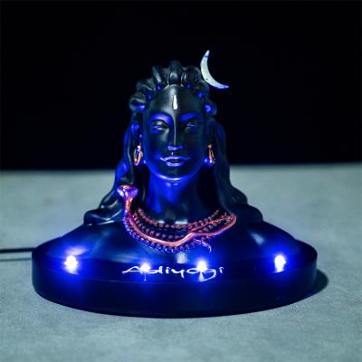 China India Shiva Pooja Adiyogi Shiva Metal Hindu Mandir Sculpture for sale