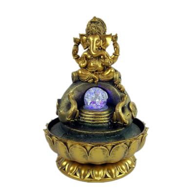 China India Hindu Goddess Fountain Hindu Festival Elephant God Statues for sale