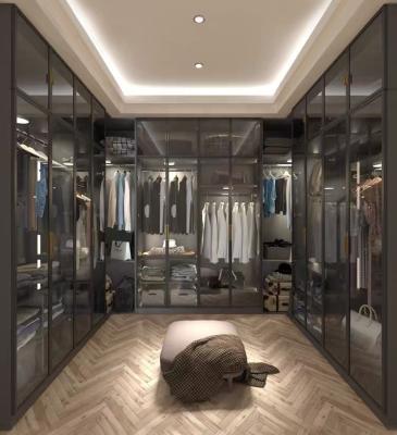 China (Height) Adjustable FREE 2021 Expedition Modern Walk In Closet With Glass Doors for sale