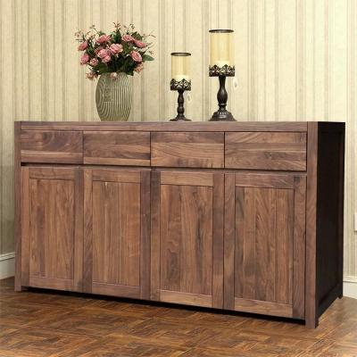 China Modern Custom American Black Walnut Storage Shoe Cabinet for sale