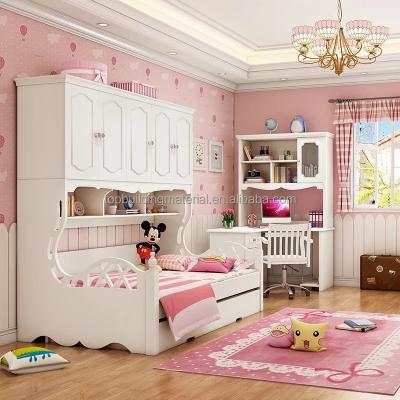 China Residential/Commercial Creative Kids Wardrobe Solid Wood Functional Bed for sale