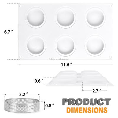 China 2022 Viable Lead Industry Best Selling Round Silicone Products Cale Ring Mold for sale