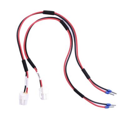 China Electronic Customized 2pin male female plug socket power connector car electric wiring harness cable for sale