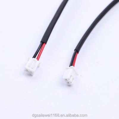 China Electronic Customized wire cable assembly multi-conductor with JST plug cable 2Pin extension wire harness for sale