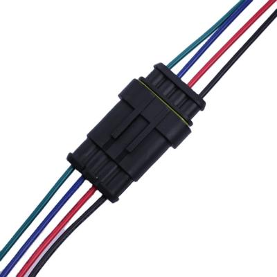 China Electronic Cable Assembly Manufacturer graph Custom waterproof Wire-harness various plug connector for automotive instrumentation for sale