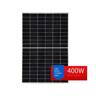 China 400W Wholesale Black Solar Panel IP68A 108 Class Single Crystal 49V PV Battery Panel Module 182mmx182mm for sale