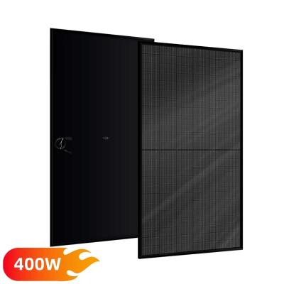 China Solar Power System Black Solar Panel 400W Solar Photovoltaic Cell Distributed Module Solar Photovoltaic Power Generation System for sale