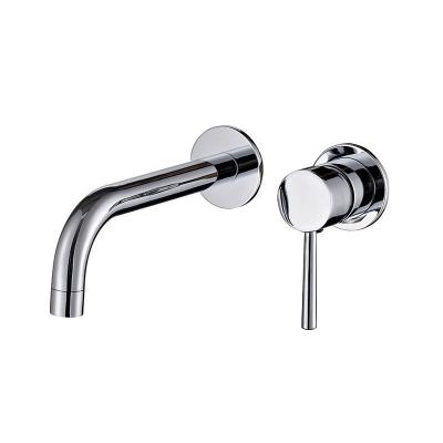 China Brass Single Hole Concealed Wall Faucet Basin Faucet Water Sink Basin Shut-Off Valve Single Hole Taps Trustworthy Supplier for sale