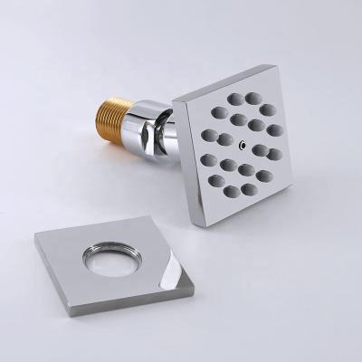 China High Quality Brass Chrome Bathroom Spa Massage Jet Square Shower Body Spray Without Needles for sale