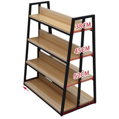 China Maternal and child store shelves simple and modern iron Nakajima shelf shoe store shoe rack for sale