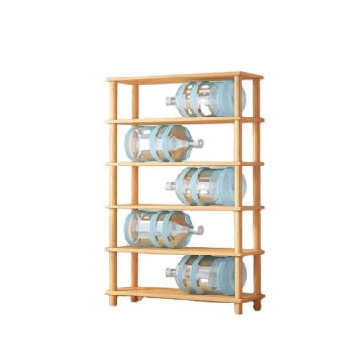 China Wholesale Simple Modern Wooden Bookshelf Student Floor Shelf Bookshelf for sale