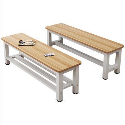 China Steel-Wood Long Bench Long Bench Durable Household Shoe Changing Stool Gym Rest Stools Dressing Stools for sale