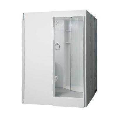 China Modern integral bathroom with shower room to engineer decoration for sale