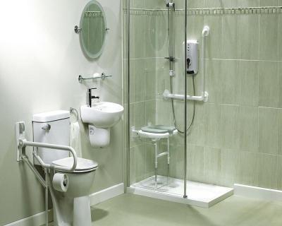 China Lightweight Construction Accessible Bathroom And Toilet Pods With ADA Compliant for sale