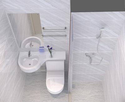 China Modern All-In-One Prefab Bathroom Pod With Shower Cabin And Toilet For Residential Use for sale