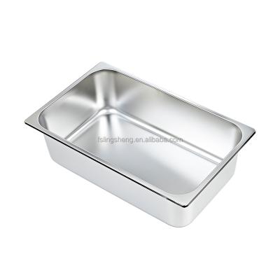 China Stand Food In Hotels Customized High Quality Stainless Steel American GN Pans Food Gourmet Serving Pan Bowls For Hotels for sale