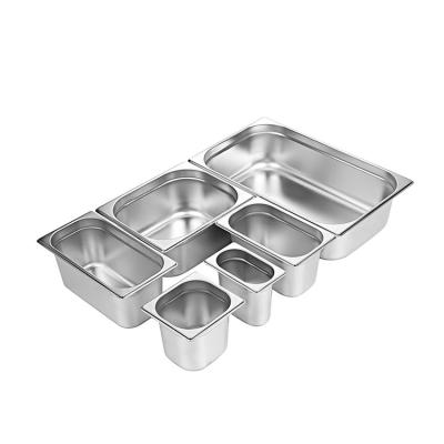 China Stand Up Food In Hotels Hotel Wholesale Cheap Stainless Steel Europe Style GN Pan for sale