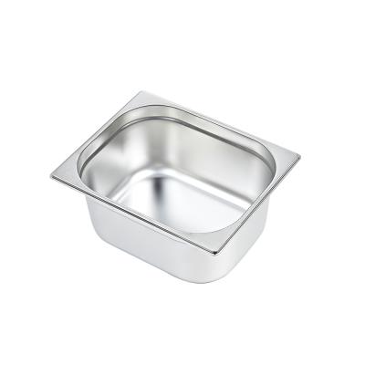 China Stand Food In Hotels Customized High Quality Stainless Steel Pans Europe GN Food Gourmet Serving Pan Bowls For Hotels for sale