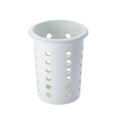 China Stand up knife and fork basket in hotels newly designed high quality material ps hotel knife and plastic fork basket for sale