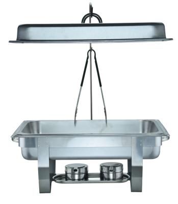 China Hold Food In Best Price Hotels Good Quality Hotel Stainless Steel Cover Buffet Hanging Chafing Dish for sale