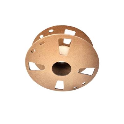 China Recyclable Wholesale Brown Kraft Paper Winding Spool Reel Environmental Protection Cardboard Spools For Winding Pipe Or Rope for sale