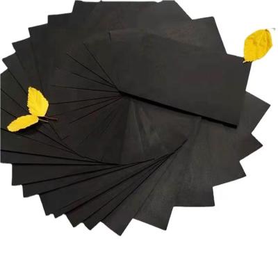 China Custom Size Single Side Waterproof All Thick Wood Pulp Compound Black Card Paper Cardboard For Books, Box for sale