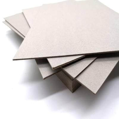 China Waterproof Customizable High Strength Duplex Board Paper Gray Double Sided Gray Cardboard Sheet For Packaging Boxes for sale