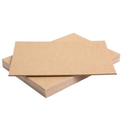 China 2.5mm Kraft Paper Cardboard Double Sided Sheets Waterproof Eco-Friendly High Quality Board Packing Paper For Hangers for sale