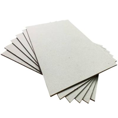 China Waterproof double sided 2mm chipboard gray cardboard storage box lined with cardboard book cover paperboard for sale