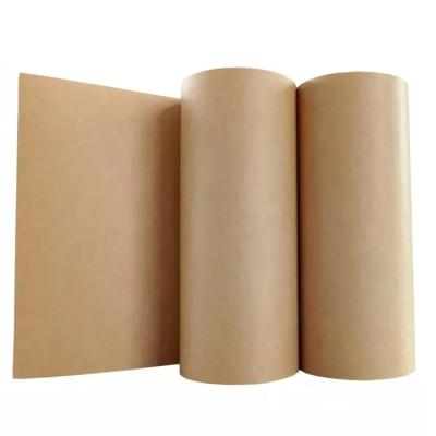 China Waterproof High Quality Recycled Papel Kraft Paper Folha 160-180Gsm Printed Brown Kraft Paper Roll For Packing Box for sale