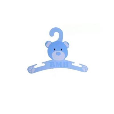 China Different Shapes Can Be China Customized Wholesale Recycled Cardboard Kid Hanger With Logo Printed Child Clothing Paper Hanger for sale