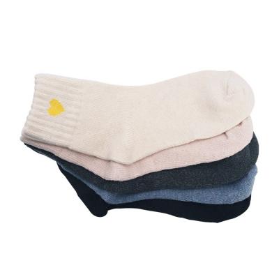 China High Quality Breathable Crew Logo Casual Trendy Women Socks Custom Made Cotton for sale