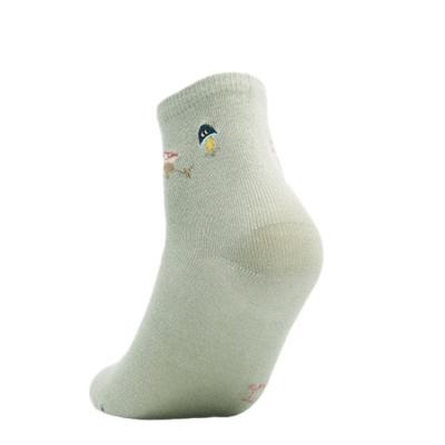 China Foshan Manufacturer Breathable Casual Women Comfortable Sweat Absorbent Cotton Crew Socks for sale