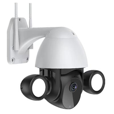 China Outdoor surveillance tuya 1080p security 5mp cctv wifi ip ptz projector high quality waterproof wireless camera for sale