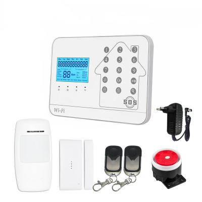 China door window sensors home intruder gsm pstn wifi alarm system smart automatic wireless home security AS for sale