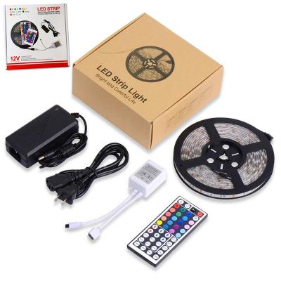 China IP65 12v5a outdoor smd 5050 with wifi 44 key 5m remote control flexible waterproof light rgb led strip rgb-5050 for sale