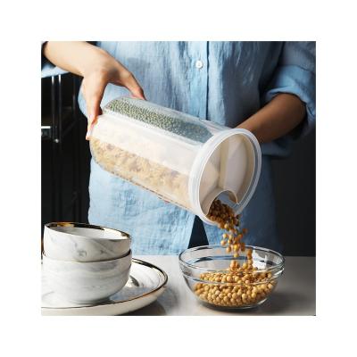 China Diverse Freshness Keeping Durable Using Cereal Plastic Air Tight Food Storage Container Dry Set for sale