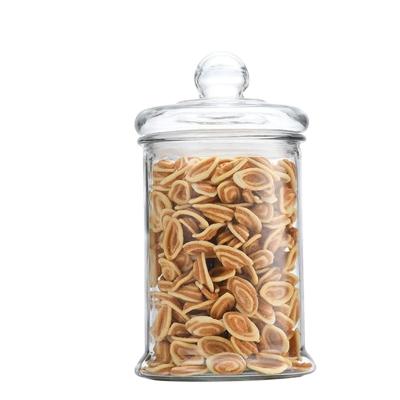 China Widely Used Food Storage Kitchen Containers Spice Freshness Preservation Top Grade Glass Jar for sale