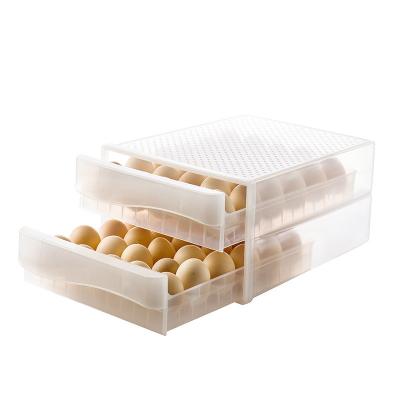 China Hot Selling Special Viable 30 Egg Kitchen Container Tray Egg Holder For Refrigerator Organizer for sale