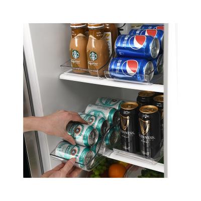 China Factory Directly Viable Wholesale Refrigerator Cans Fridge Beverage Storage Organizer for sale