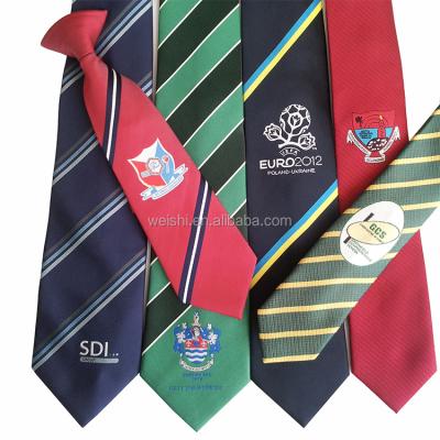 China Jacquard/woven logo tie, school tie, custom ties for sale