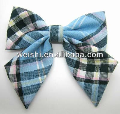 China Checked Ladies Bow Tie for sale