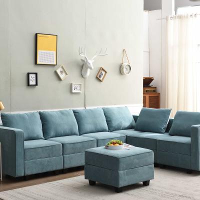 China Cloud Convertible Modern Couch Living Room Furniture Sectional Sofa For Home Use for sale