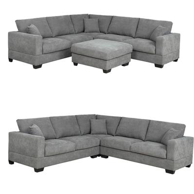 China Luxury Corner Sofa Sofa (Other) Business Furniture Modern Home Adjustable Fabric Sofa Set For Living Room Meeting Room for sale